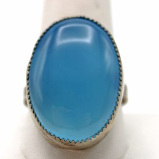 Ethereal blue onyx ring