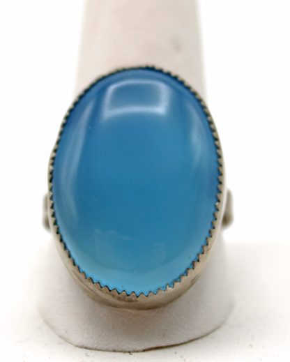 Ethereal blue onyx ring